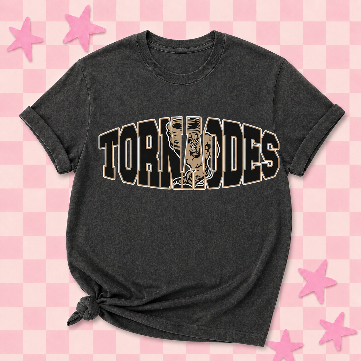 Tornadoes Mascot Collegiate Graphic Tee